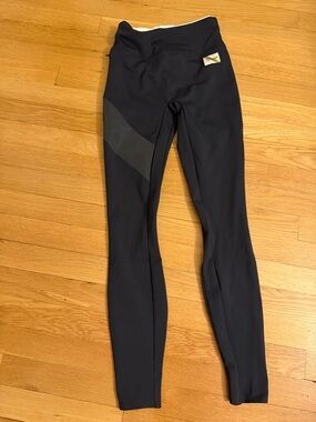 Tracksmith Women's XS Running NDO Tights — Gray and Black